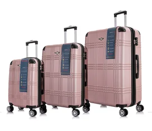 Hot Sale 4 Wheels New Design Name Brand Suite Cases Travelling Bags Luggage Trolley Set Suitcase