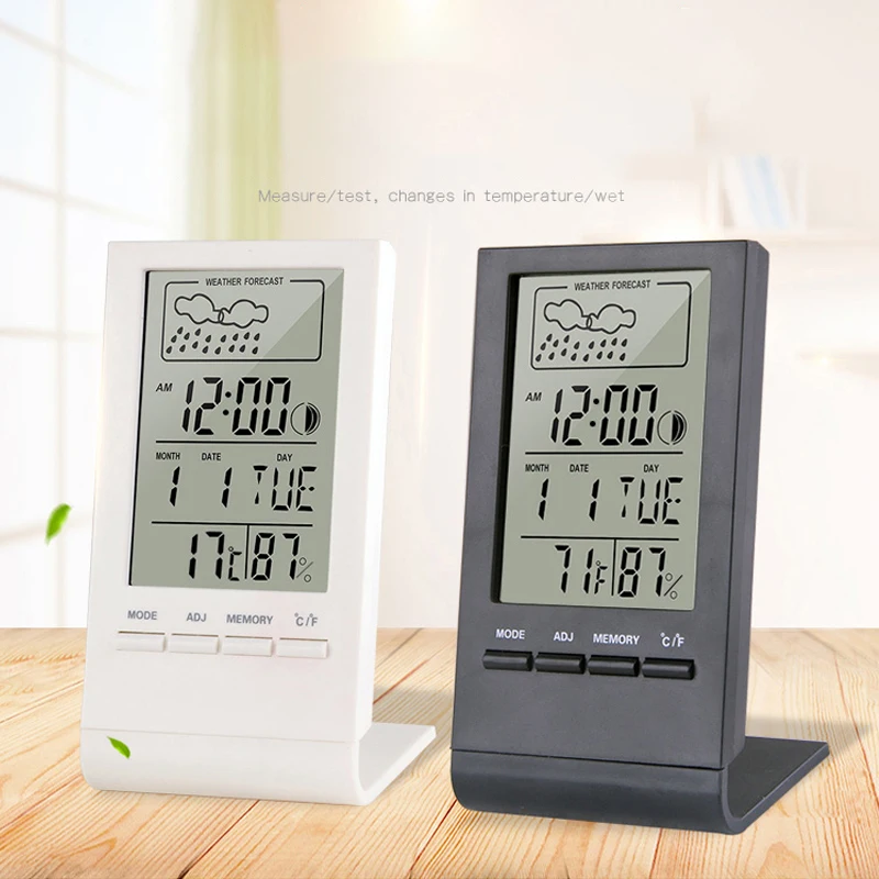 Ade digital higrómetro termómetro interior estación de temperatura medidor de