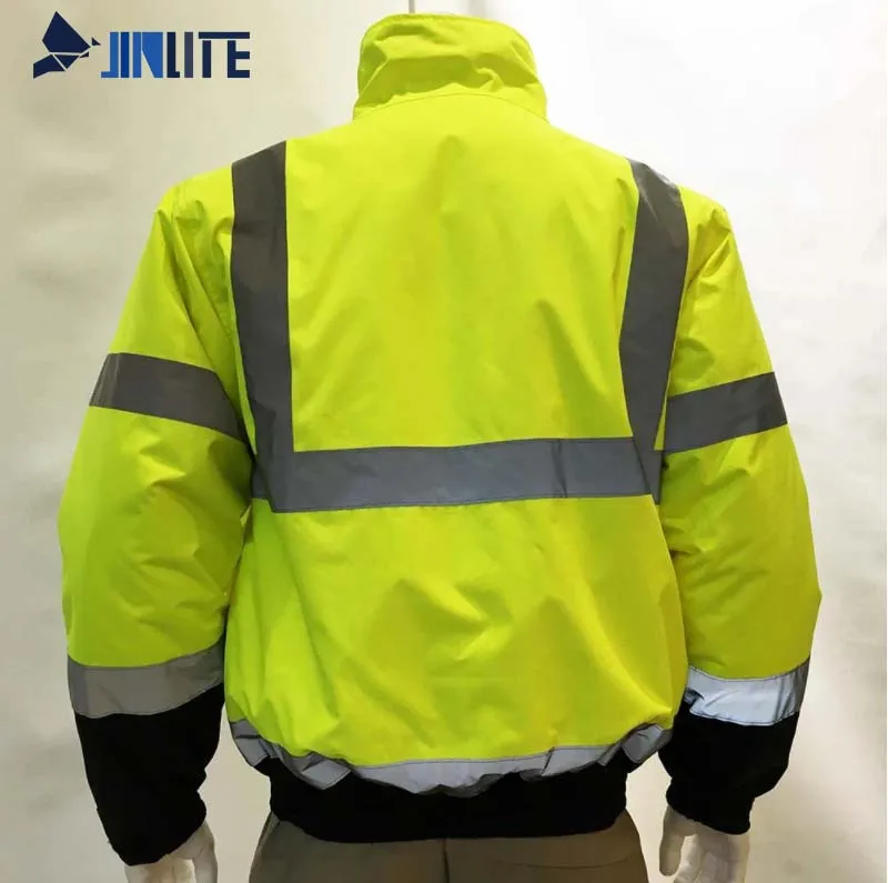 Hivi Workwear Waterproof High Visibility Jacket Winter Safety Bomb