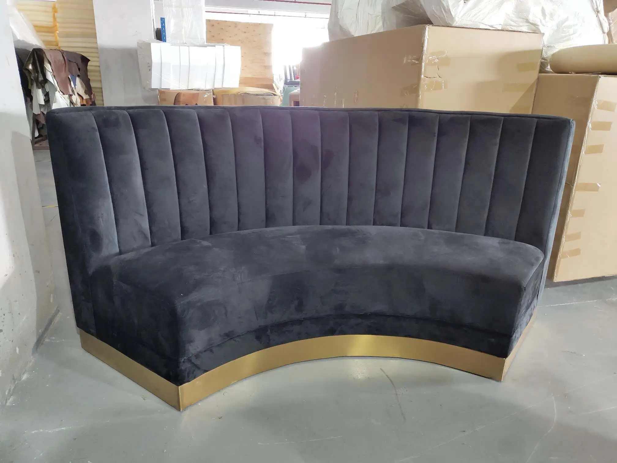 Modular Sofa Customized Booth Seating Banquette Cafe Furniture Set Leather Restaurant Booth Furniture