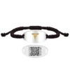 Brown String-White Tag-QR Code