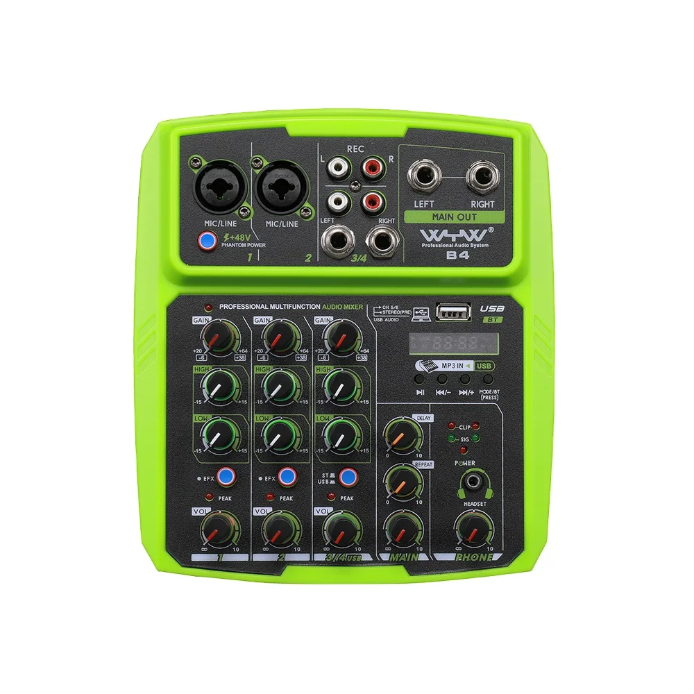 4 Channels Live Broadcast Audio Mixer Dj Product Buy Audio Mixer