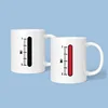 Thermometer color-changing ceramic cup