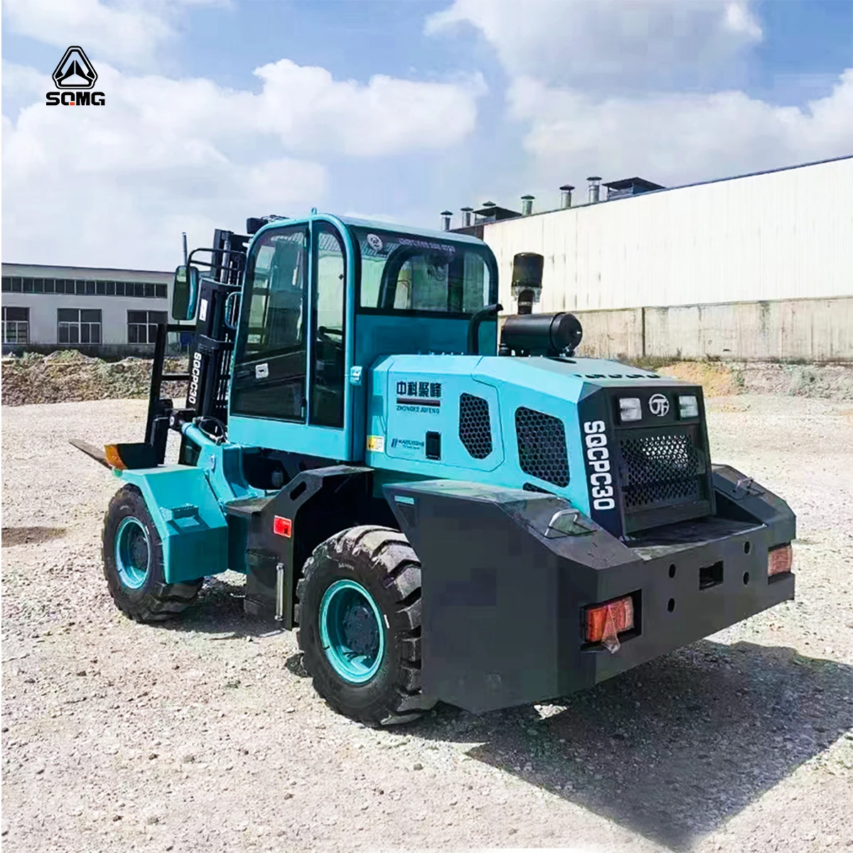 All Terrain Off-Road Forklift 4wd 3.5 Ton Rough Terrain Forklift