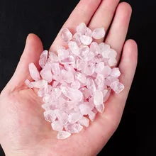 2 Pound Polished Tumbled Gemstone Chips  Healing Reiki Chakra Rose Quartz Jade Agate Crystal Gravels for Home Decoration