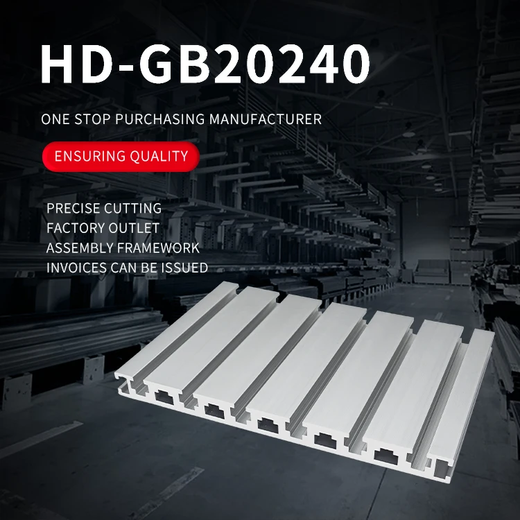 product 20240 aluminum profile tabletop diy cnc engraving machine worktable aluminum alloy profile 20240 tabletop extruded aluminum-2