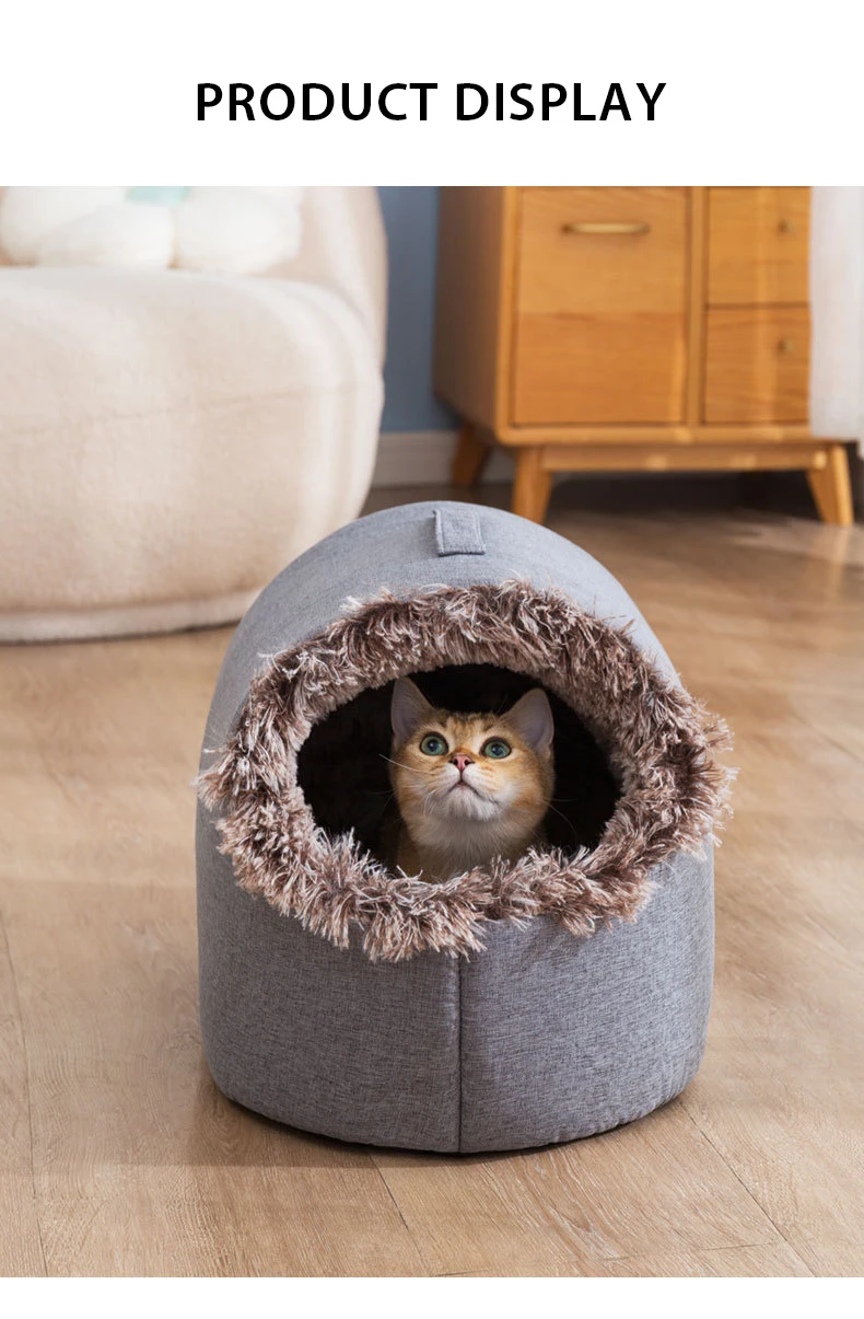Winter Warm Cat Bed Soft Cozy Comfortable Cat Bed Cushion House Cloth