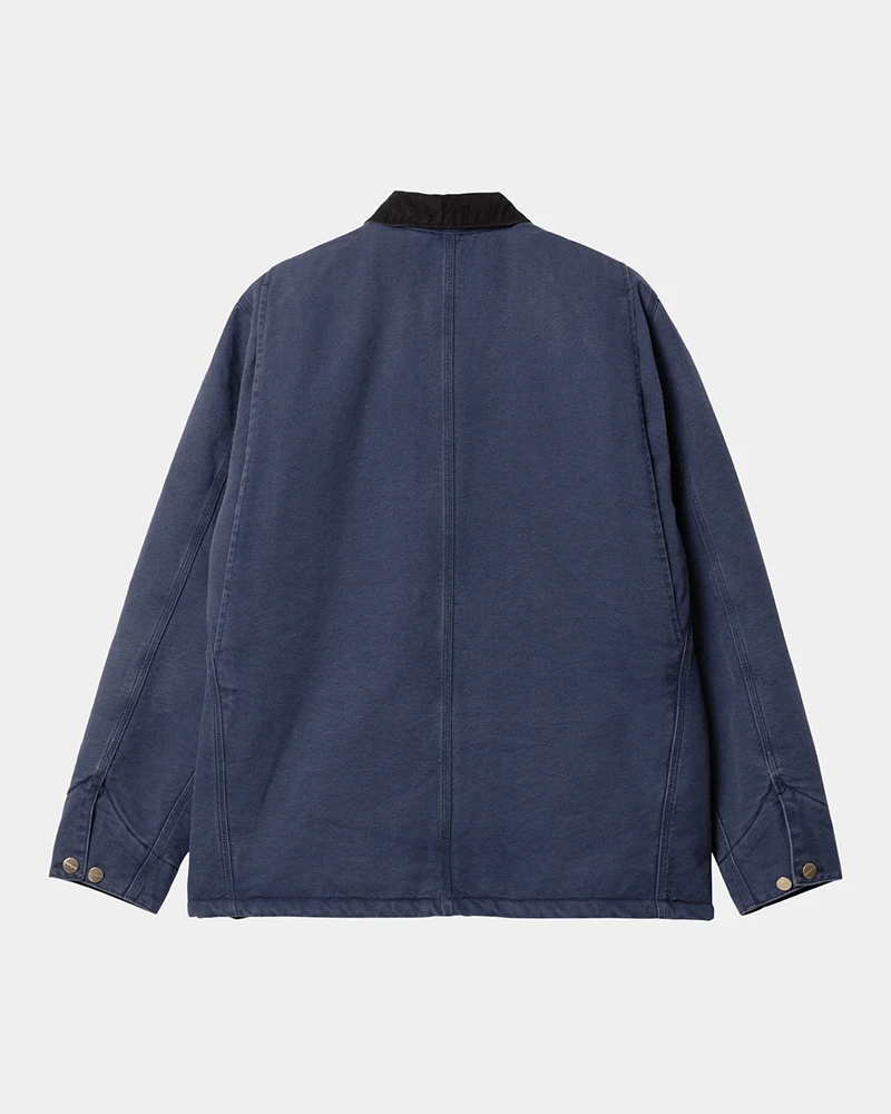 Man Cotton Canvas Overalls Custom Denim Collars Jacketed Workwear Collar Collarless Twill Men Casual Zipper Jacket Woven Regular