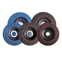 Professional factory direct 4.5 inch 115x22mm aluminum oxide flap discs for all type of iron and steels grinding