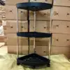 Black triple-layer stainless steel tubing [with wheels]