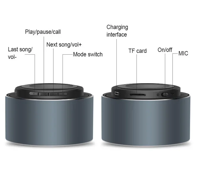 2021 Outdoor Portable Colorful Led Speakers Wholesale Waterproof Wireless Stereo Wireless Speaker Outdoor With LED Light