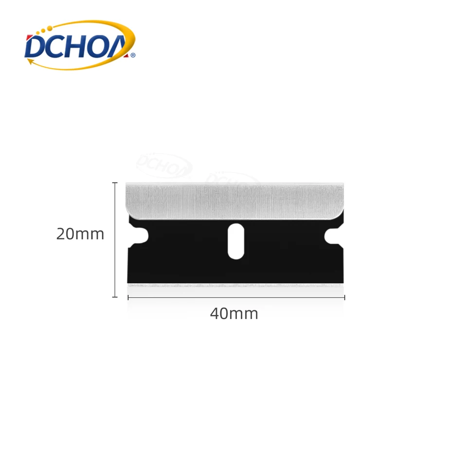 DCHOA 100pcs Razor Blades Single Edge Carbon Steel Razor Blades for ...