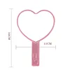 Pink Handheld Mirror 11x 16cm