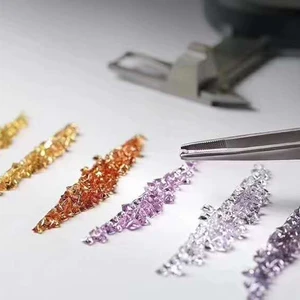 High Quality 3mm Faceted Mineral Yellow White Custom Shape Natural Color Loose Sapphire Jewelry Forever Star Polished