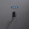 201 Soporte para cepillo de dientes negro (con pegamento)
