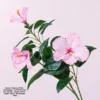 Fleur d'hibiscus rose 82cm