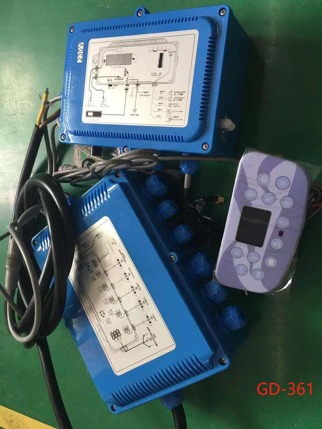 Smart Whirlpool Spa Pool Controller Hot Tub Touch Screen Control Panel
