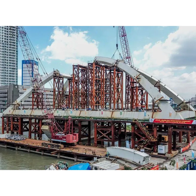 Standard Steel Structure Bridge Manufacturer Bailey Truss Bridge Design With European Certified