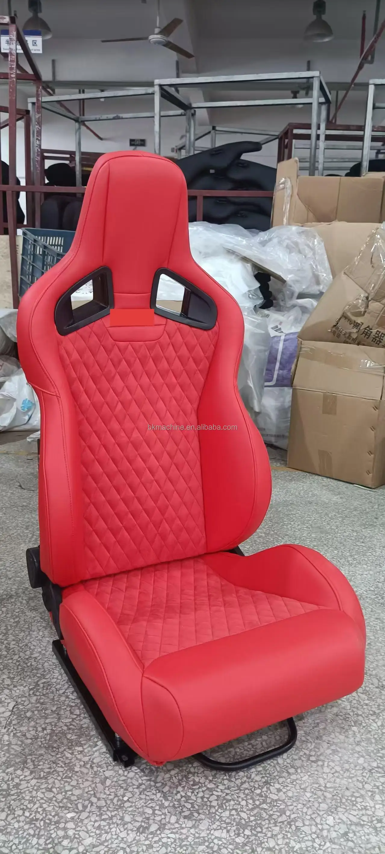 New Full Red Suede Cloth for RECARO SPD Bucket Racing Seats