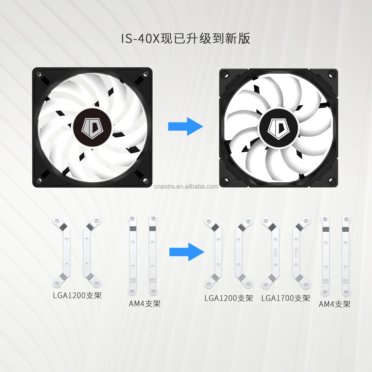 Low Profile Cpu Radiator, IS-40X, LGA1700, 1200, 115x - detail 2