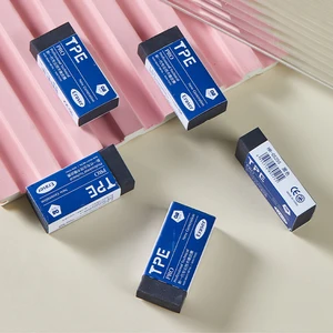 Solid Black Regular Erasers: Practical Classic Shape, Sleek Versatile Black, Fits Pencil Writing, Clean Easy Corrections