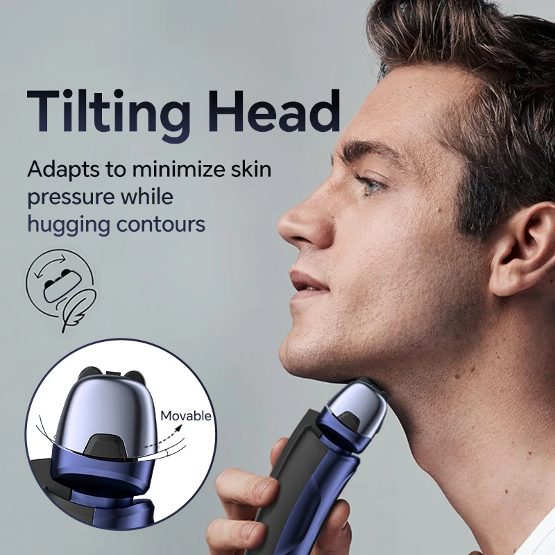 Cross-Border Exclusive Electric Shaver with USB Charging Full Body Washing Three Reciprocating Blades for Household Hotel Use details
