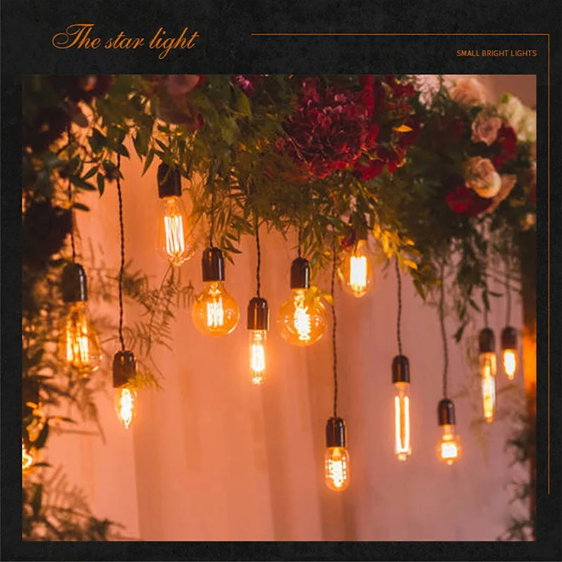 Unique Decor Lights Ideas Indoor Reception DIY Ideas for Wedding lighting Events PartyLights Pendant Hanging Lampada led