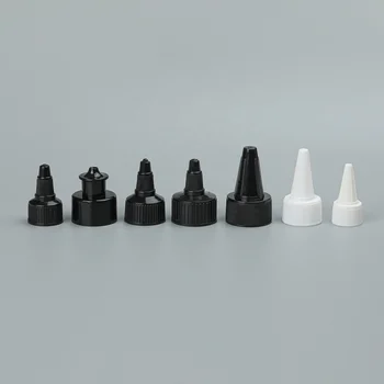 Customized 28mm PP Material Plastic Twist Top Cap 24/410 Sauce Bottle Cap with Screw for Packing