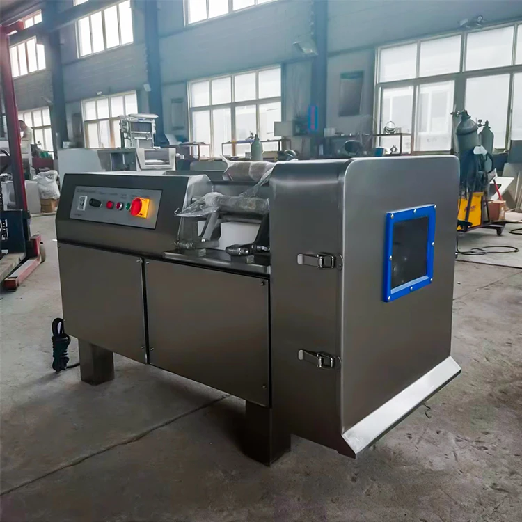 Industry Big Capacity Meat Potato Vegetable Dicer Mutton Meat Cube Cutting Machine