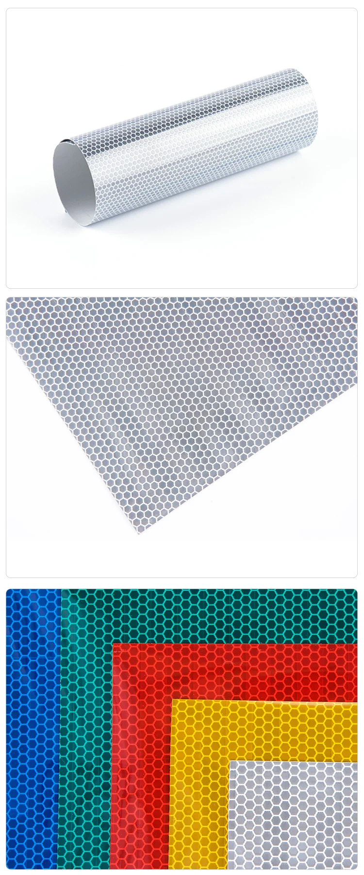 High Reflectivity 9200 Engineer Grade Prismatic Reflective Sheeting Scratch Resistant