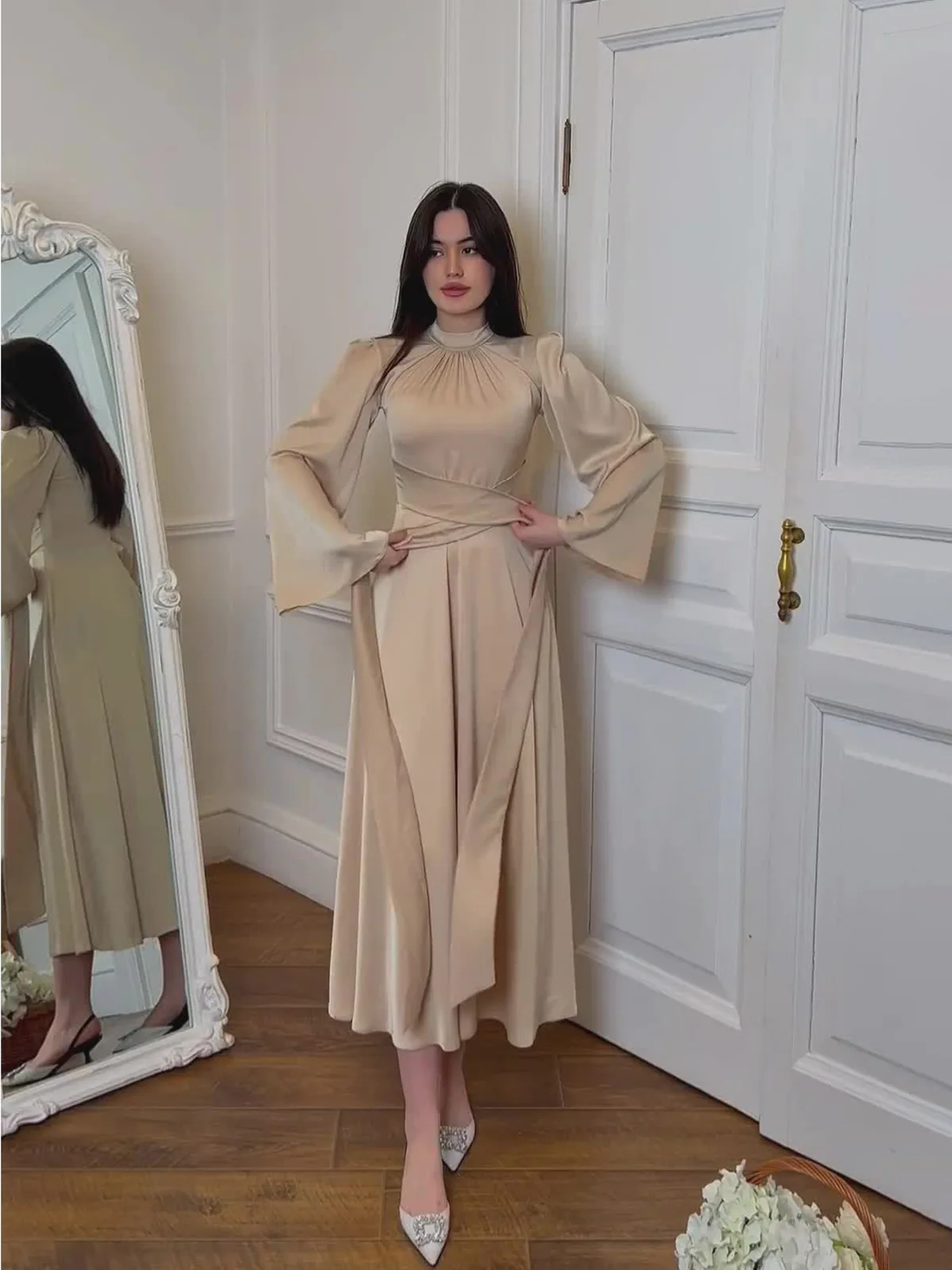 contrast flare dress Women's Plus Trendy Contrast Fit & Flare Dress – Online Warehouse Sale