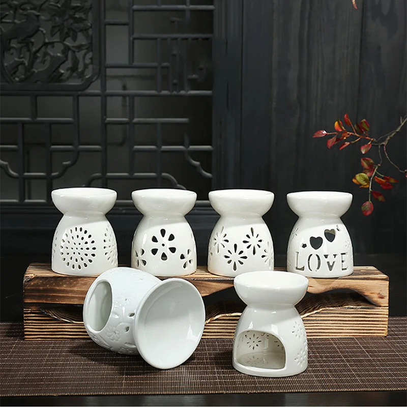 Redeco New Ceramic Candle Holders Aromatherapy Essential Oil Burner ...