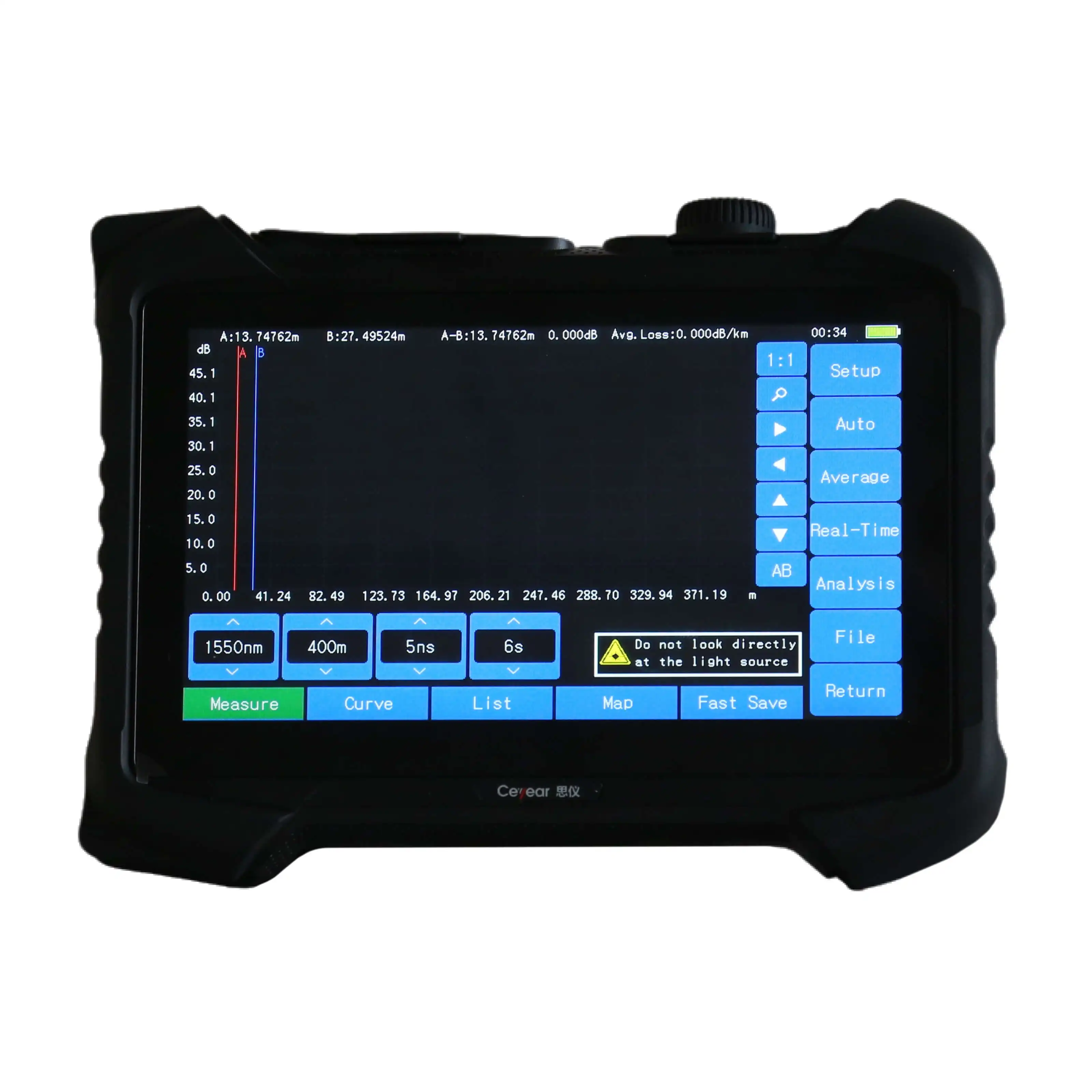 6426a Optical Time Domain Reflectometer Otdr 8m Attenuation Dead Zone 