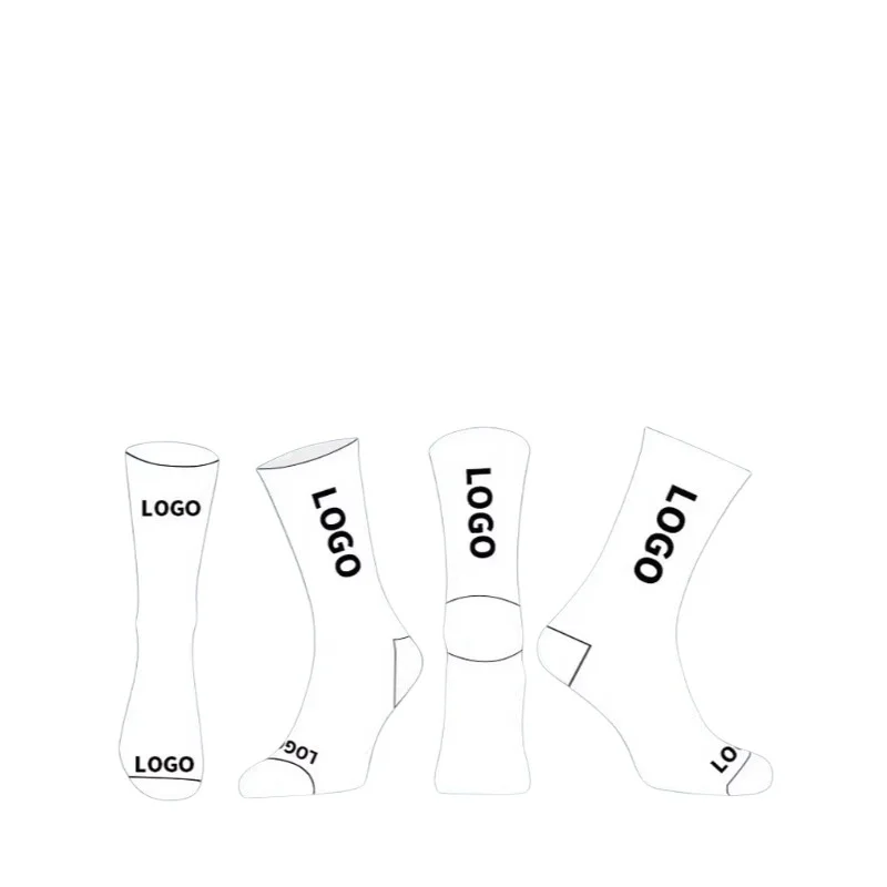 Customized Cotton Socks Small-batch Jacquard Dot Glue Heat-transfer logo Breathable Sports Casual Wear Cross-border Foreign preview 4