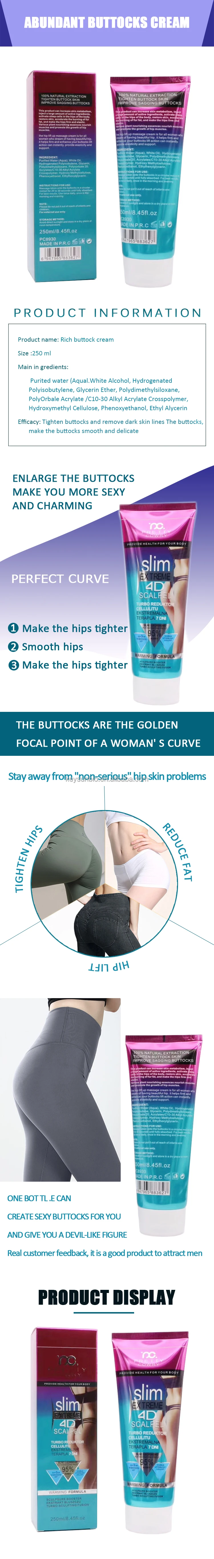 2021 New Breast Growth Enlargement Oil Creams Bigger Hip Natural