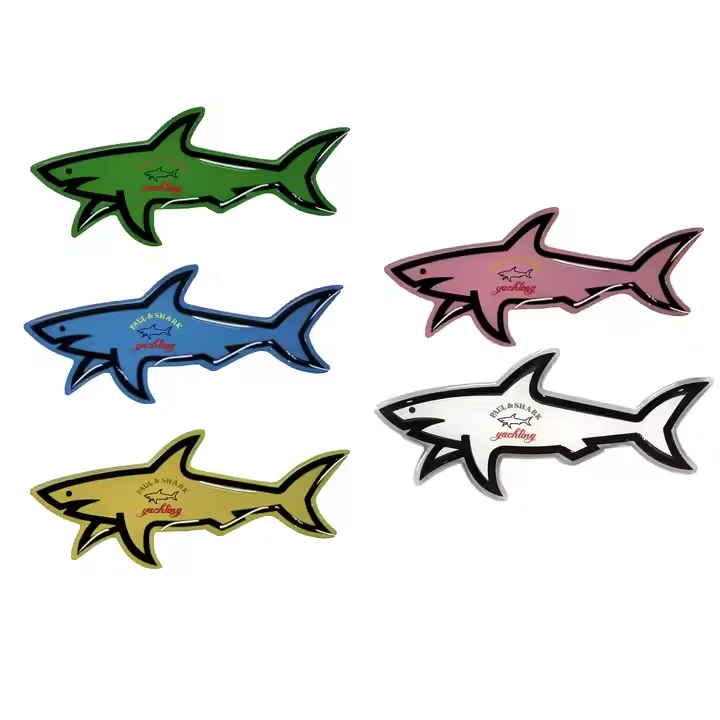 Wholesale 2025 3D Paul Shark Sticker Logo - Waterproof & Eco-friendly