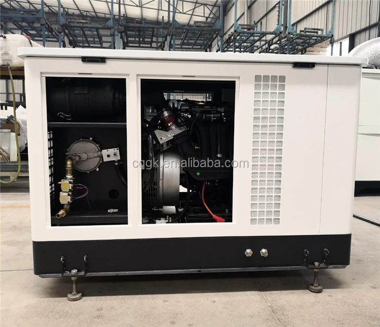 Dual Fuel Lifan Engine 3 Phase Silent Natural Gas NG Liquid Propane LPG Generators 30KW 35KVA