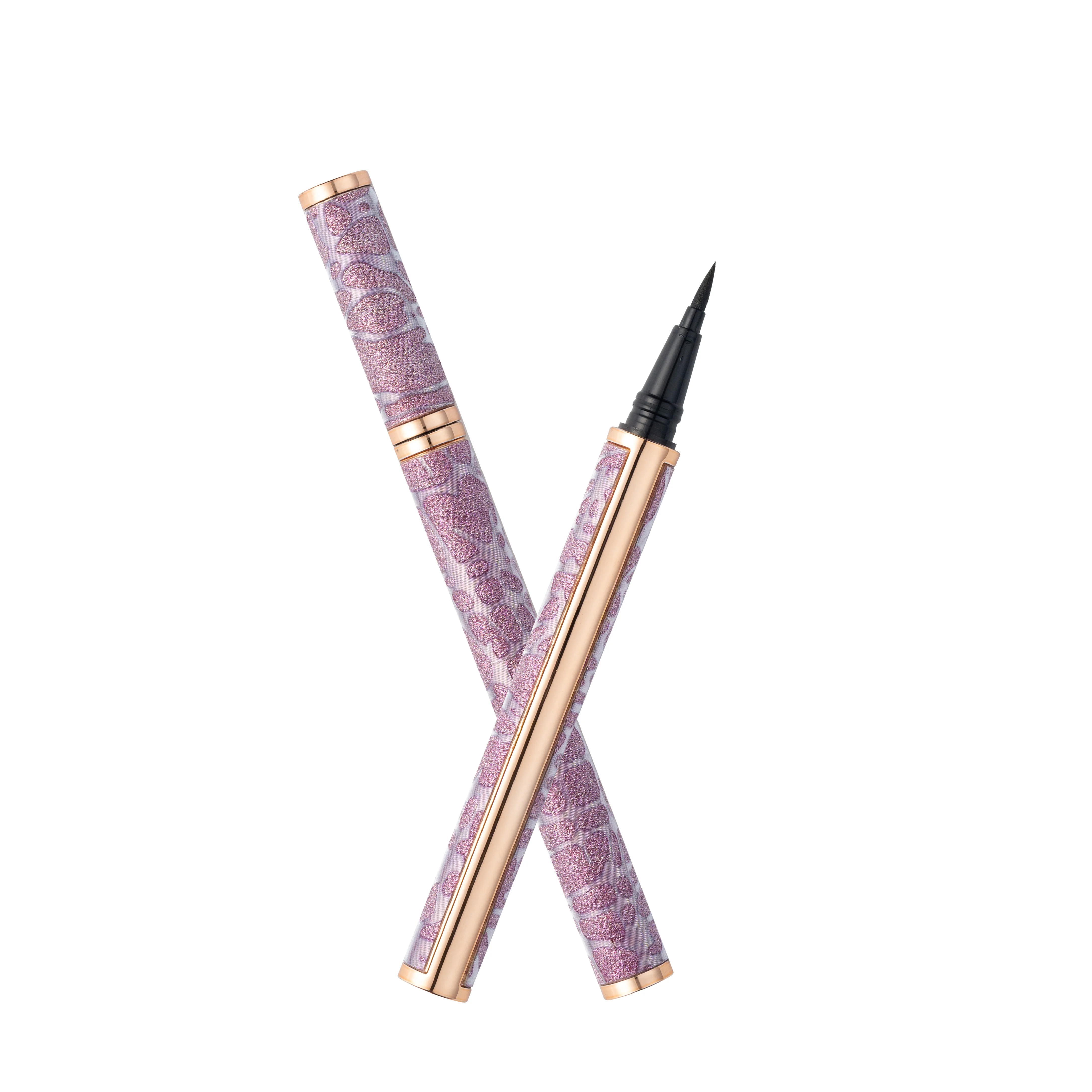Custom Private Label Waterproof Gel Eyeliner Pen Wholesale Quick Dry Long Lasting Vegan Black Liquid Eyeliner