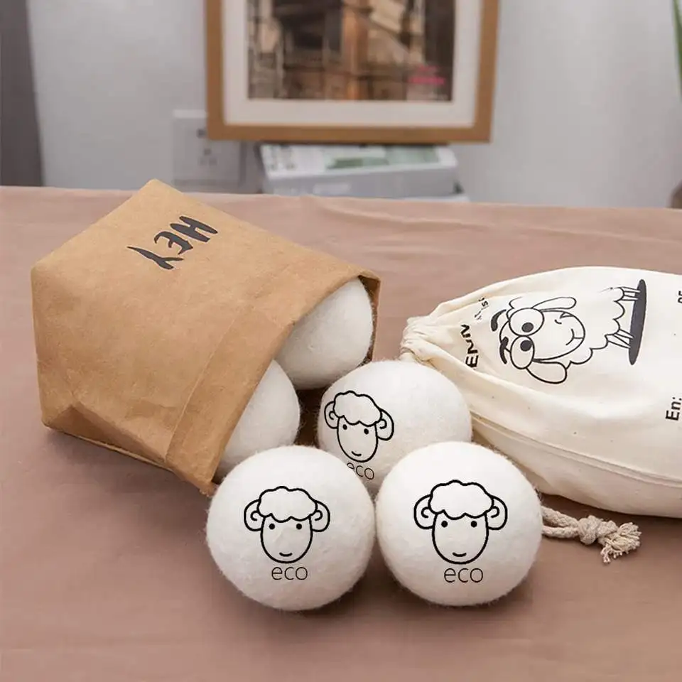 Сушильный шарик для шерсти 7 см, самые продаваемые продукты, лидер продаж, Лидер продаж, Компостируемый сушильный шарик для шерсти 2025