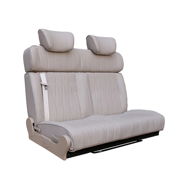 Mercedes Sprinter Adjustable Leather RV Seat Bed for Camper Van
