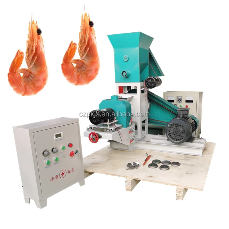 Small Floating Fish Feed Pellet Machine Pet Catfish Shrimp Food Larva Feeds Making Extruder