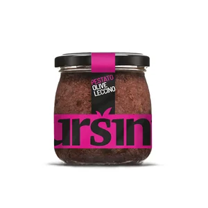 Italian Leccino Black Olives Spread Sauce