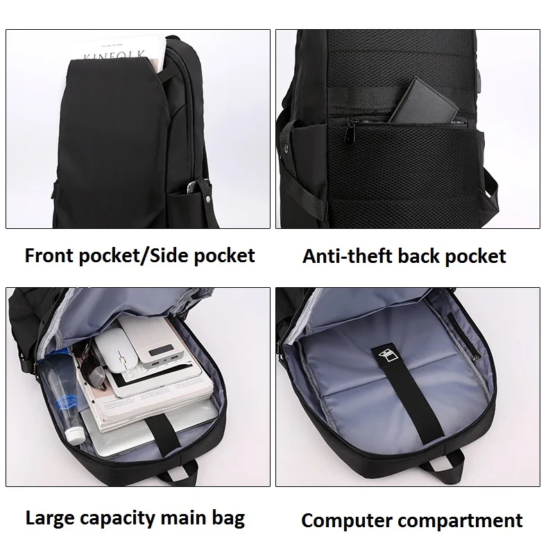 Multi-functional Outdoor Travel Bag Student Schoolbag Printed Logo Men ...