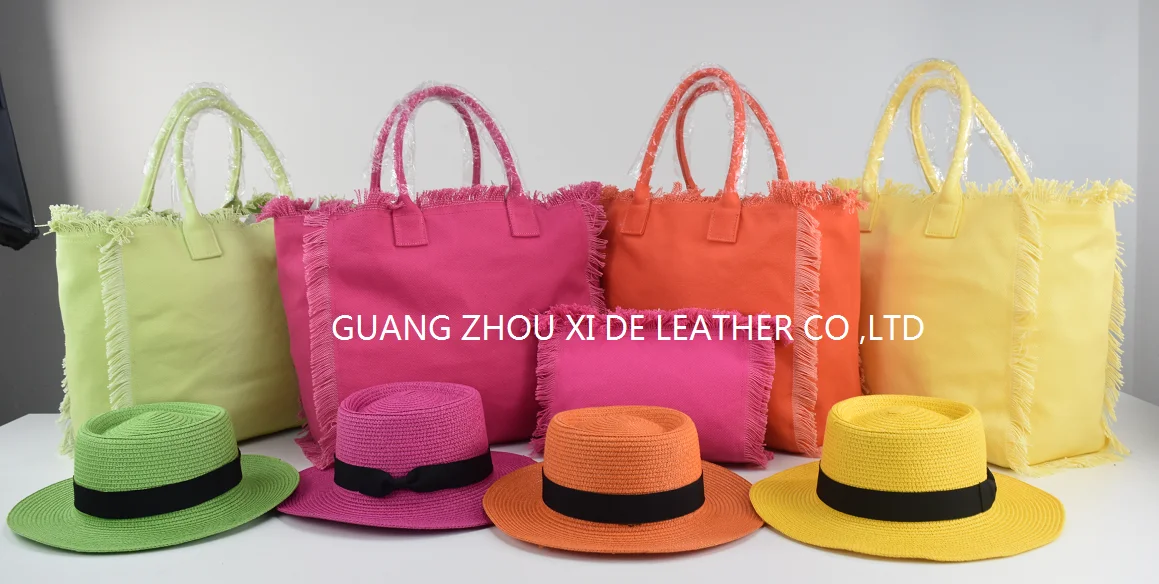 Lusso riutilizzabile tessuto di cotone 100% estate frangia di tela