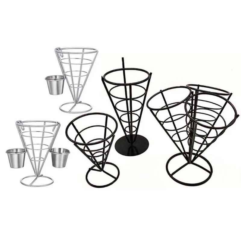 American Style Iron Chicken Mini Snack Basket Restaurant Fries Fryer Basket Wholesale Creative Food Basket supplier