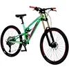 Green full suspension MTB