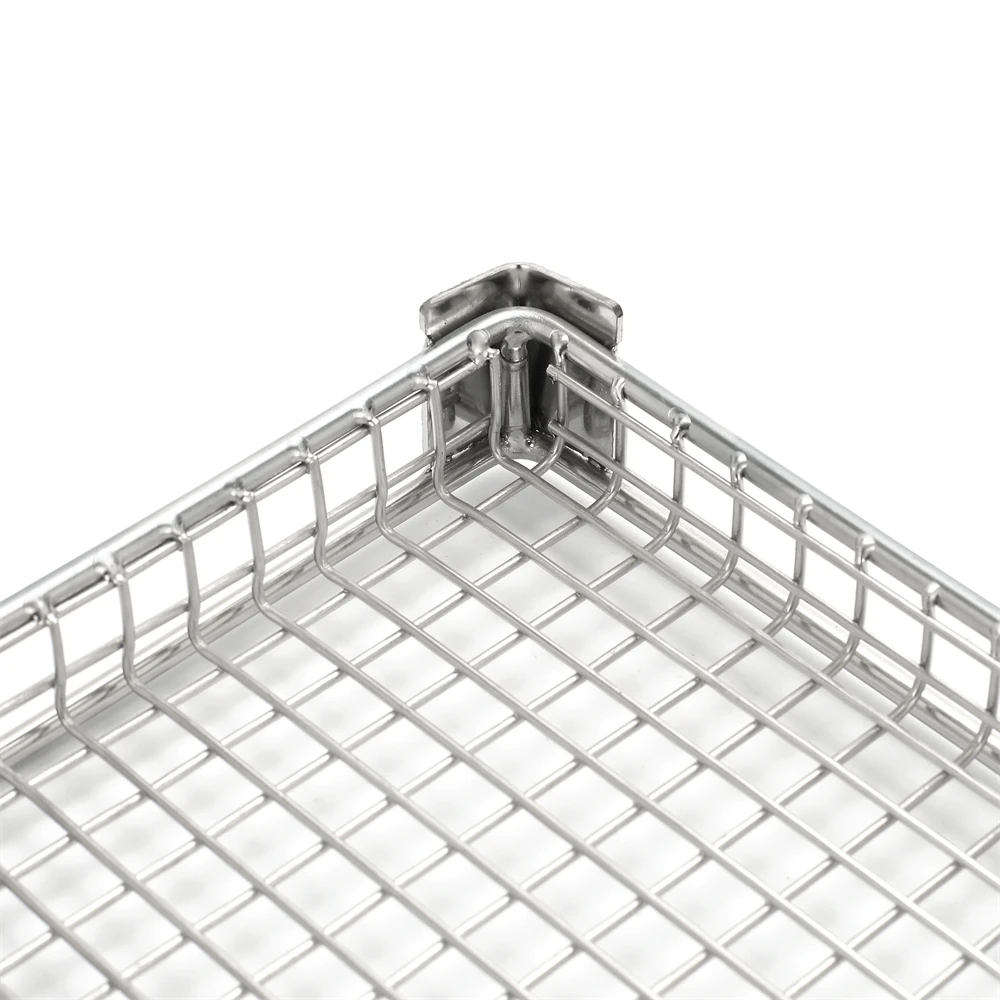 Custom-Made 304/316 Food Grade Stainless Steel Wire Mesh Tray with Cooling Net Rack for Home Baking Drying and Dehydration