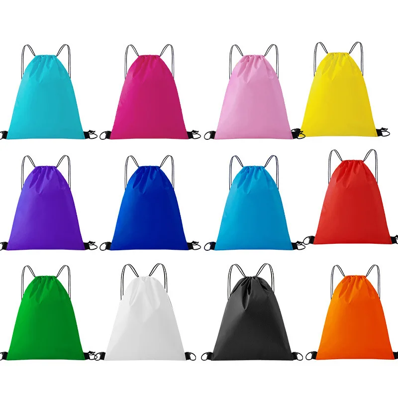 Wholesale 210d Polyester Water Resistant Drawstring Backpack
