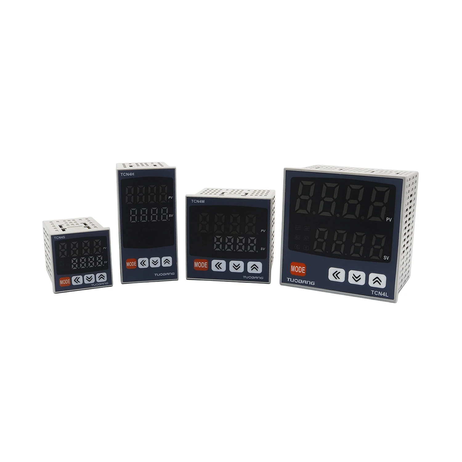 TCN4  Economical PID Digital Temperature Controller Dual 4-Digit PV Display K/PT100 Input Relay/SSR Output Industrial Controller