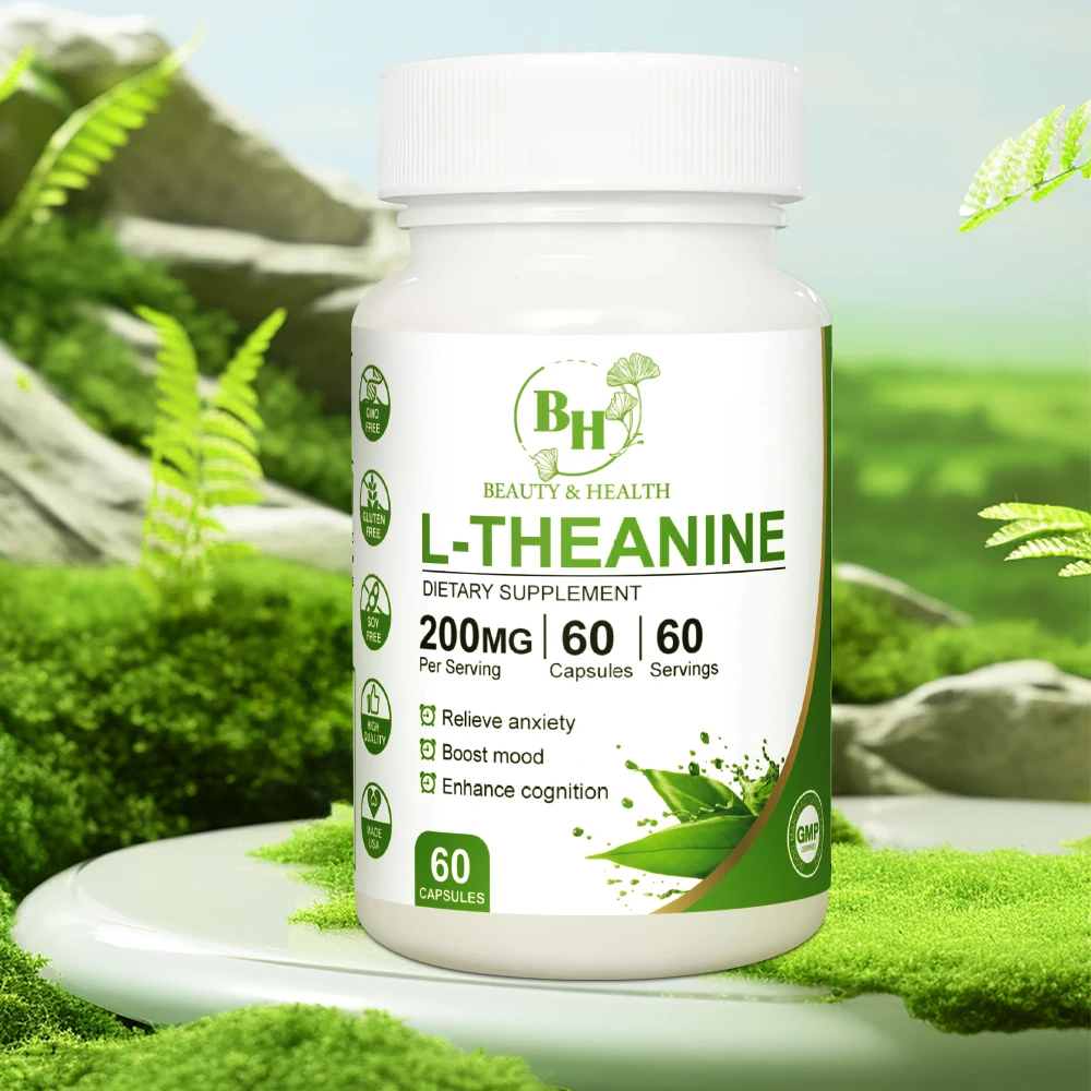Natural Ingredient Relieve Mood Help Sleep L-Theanine Tablets Oem Odm Natural Anti Fatigue Theanine Pills